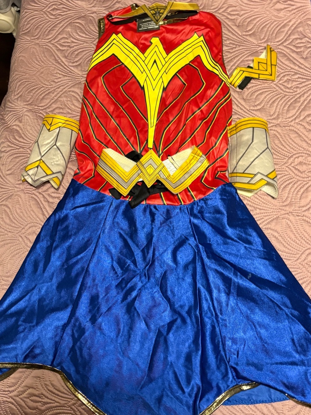 DC Comics Wonder Woman Red, Blue & Gold Girls Superhero Costume